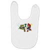 mario vs link Baby Bibs