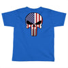 skull u.s.a. back Toddler T-shirt