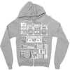 radios Zipper Hoodie
