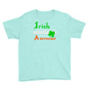 i rish don't get drunk we get awesome Youth Tee