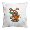 carrot party Throw Pillow