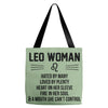 Leo Woman Tote Bags
