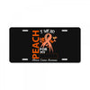 wear peach for  my [you can write any name] License Plate