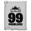 fortnite 99 problems - black iPad 3 and 4 Case
