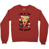 i do it for the pizza Crewneck Sweatshirt