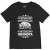 Motorcycles Grandpa V-Neck Tee
