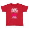 Donna And Dynamos White Letter Toddler T-shirt