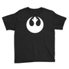 rebel alliance sticker vinyl decal star wars   car window wall decor Youth Tee