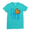 Love Cookie Monster Ladies Fitted T-Shirt