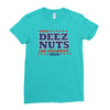 vote deez nuts Ladies Fitted T-Shirt