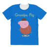peppa pig grandpa pig All Over Women's T-shirt