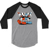 cuphead and mugman 3/4 Sleeve Shirt