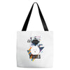 who loves poodle Tote Bags