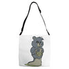 mucus bear Adjustable Strap Totes