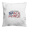 United States Space Force American Flag Throw Pillow