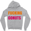 fucking gonuts Zipper Hoodie