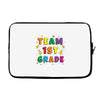 team 1st grade Laptop sleeve