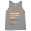 fall helvetica Tank Top