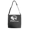 always late worth wait funny turtle tee Adjustable Strap Totes