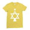 chrismukkah tree christmas Ladies Fitted T-Shirt
