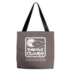 partly cloudy 100% getting wasted gift drugs drinking pissed bong fuun Tote Bags