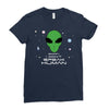 Sorry i Don't Speak Human Ladies Fitted T-Shirt