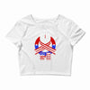 memorial day 2018 911 we will never  fotget Crop Top