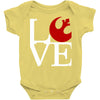 love rebels Baby Onesie