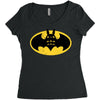 Totoro Batman Parody Women's Triblend Scoop T-shirt