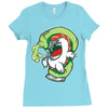salmon likes wasabi Ladies Fitted T-Shirt