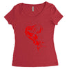 heartless splatter Women's Triblend Scoop T-shirt