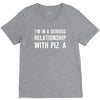 i'm in a serious relationship with pizza V-Neck Tee
