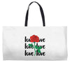 Love Rose Weekender Totes
