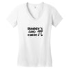 daddy little cuttie Women's V-Neck T-Shirt