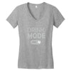 drink mode on Women's V-Neck T-Shirt