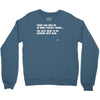 perfect head funny bald Crewneck Sweatshirt