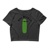 dill with it black logo Crop Top