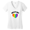 Hella Gay Women's V-Neck T-Shirt
