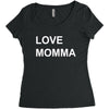 love momma Women's Triblend Scoop T-shirt