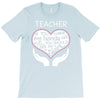 heart of a teacher. if you think my hands are full, you should see my T-Shirt