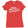never get bored in bedford Ladies Fitted T-Shirt