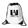 u.a high student my hero academy pocket Drawstring Bags