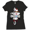 darkwing duck gizmoduck Ladies Fitted T-Shirt