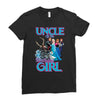 uncle of the birthday girl Ladies Fitted T-Shirt