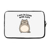 i am in love with cats Laptop sleeve