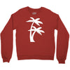 palm tree sticker vinyl decal tropical island beach ocean wall car win Crewneck Sweatshirt
