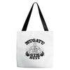 mugatu gym suit Tote Bags