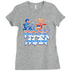 rock man Ladies Fitted T-Shirt