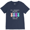 peeps bunnies V-Neck Tee
