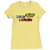 i put the cute in execute Ladies Fitted T-Shirt